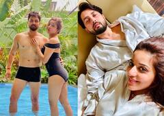 पूल वाली इन रोमांटिक तस्वीरों के साथ मोनालिया पति को विश किया हॉट अंदाज में बर्थडे, देखिए तस्वीरें