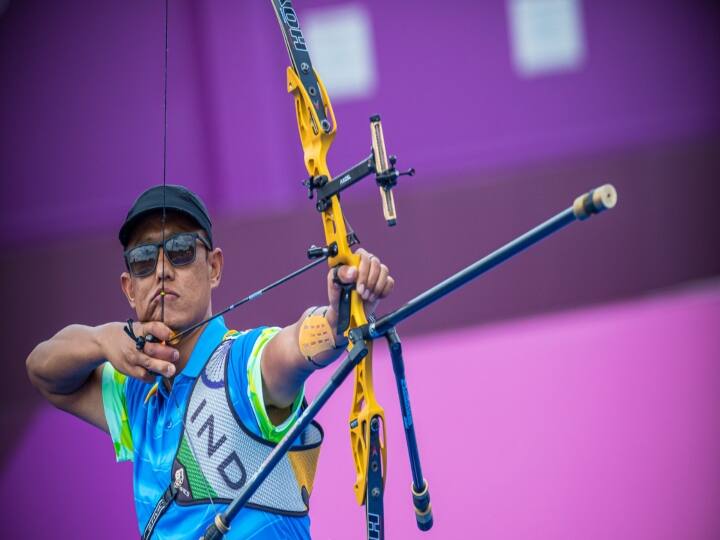 Tokyo Olympics:Indian Archer Tarundeep Rai loses second round in Individual competition against Israel archer Tokyo olympics: டோக்கியோ ஒலிம்பிக் ஆடவர் தனி நபர் வில்வித்தை : இரண்டாவது சுற்றில் தருண்தீப் ராய் தோல்வி