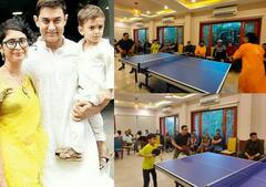 Amir Khan-Kiran Rao:  तलाक के बाद बेटे आज़ाद के साथ टेबल टेनिस खेलते नजर आए आमिर खान और किरण राव, वायरल हुईं तस्वीरें