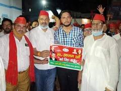 मुरादाबाद में उठी सपा नेता आजम खान की रिहाई की मांग, कार्यकर्ताओं ने निकाला जुलूस