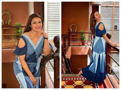 Divyanka Tripathi ने शेयर की खूबसूरत तस्वीरें, ब्लू और ग्रे ड्रेस में लग रही हैं बेहद हसीन