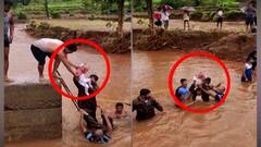 Satara Flood : चिमुकलीचा जीव वाचवण्यासाठी सातारकरांची एकजूट, पुराच्या पाण्यातून केलं रेस्क्यू ऑपरेशन