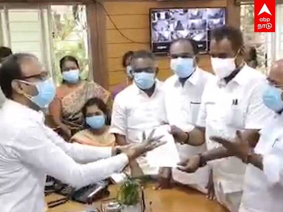 எழாத ஆட்சியர்... கடுப்பான எஸ்.பி.வேலுமணி.. பரபரப்பான ஆட்சியர் அலுவலகம் | Coimbatore | S.P.Velumani