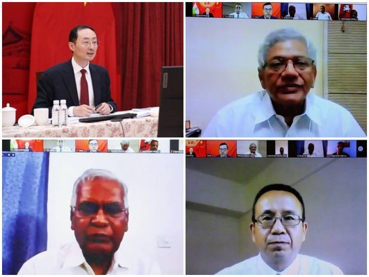 Chinese Embassy organized online seminar with Indian Left parties also raised the issue of border dispute ann चीनी कम्यूनिस्ट पार्टी ने भारत के लेफ्ट नेताओं से साझा किए संगठन क्षमता के गुर, सेमिनार में सीमा विवाद का मुद्दा भी उठा