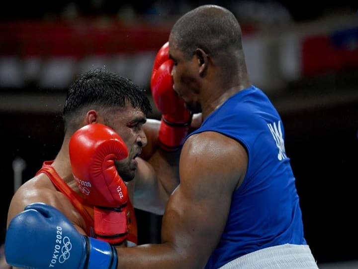 Satish kumar wins boxing round of 16 Enters Heavy Weight Category Quarter Final Tokyo Olympic 2020 India Enters Quarter-Finals: টোকিও অলিম্পিক্সে বক্সিংয়ের শেষ আটে সতীশ কুমার
