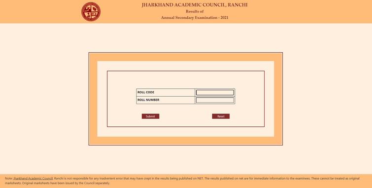 Jharkhand Class 10 Results Announced Jharkhand Academic ...