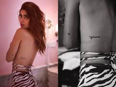 Karishma Sharma Tatoo: करिश्मा शर्मा ने फ्लॉन्ट किया बैक पर बना टैटू, टॉपलेस तस्वीरों में दिखाया अपना ग्लैमरस अंदाज