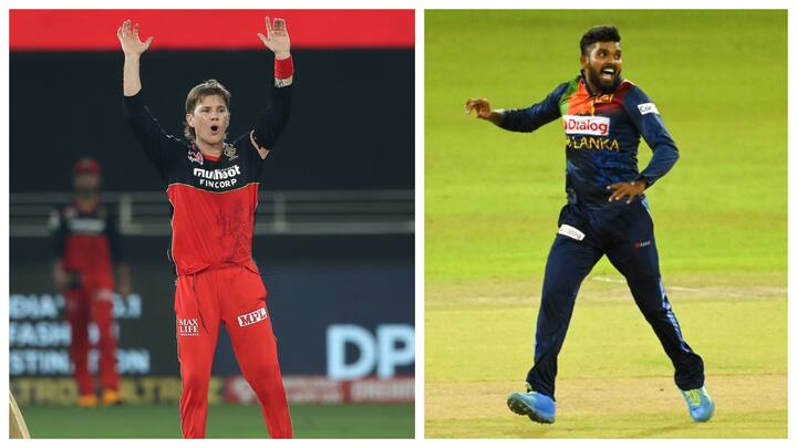 RCB approached the BCCI to consider Wanindu Hasaranga as a replacement of Adam Zampa for the rescheduled IPL 2021 IPL 2021: Sri Lankan Spinner Hasaranga Set To Replace Adam Zampa In RCB?