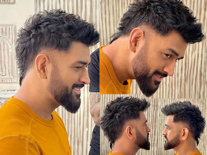 In Pics Seven times when MS Dhoni stunned fans with his hairstyles  News   Zee News