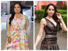 Nora Fatehi ने Bharti Singh के साथ खाई जलेबी, देखते रह गए बच्चे- देखें मज़ेदार Video