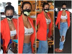 Spotted: मलाइका अरोड़ा का मुंबई एयरपोर्ट पर दिखा खूबसूरत अंदाज, यहां देखिए शानदार तस्वीरें