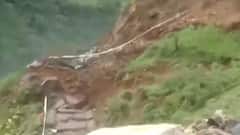 FIRST on ABP: EXCLUSIVE video of landslide in Himachal Pradesh's Sirmaur