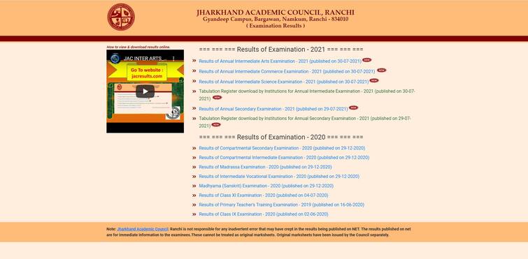 JAC 12th Result 2021 Jharkhand Board Class 12 Results Declared jac.jharkhand.gov.in, Here's Direct Link To Check JAC 12th Result 2021: Jharkhand Board Class 12 Results Declared - Here's Direct Link To Check