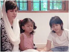 पति राज कौशल के निधन को एक महीने पूरा होने पर Mandira Bedi  ने करवाया हवन, बेटे वीर और बेटी तारा के साथ की पूजा