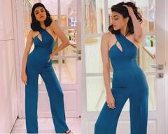 Kajal Aggarwal Photo : బ్లూ డ్రెస్ లో కాజల్.. చందమామలా మెరిసిపోతుంది!