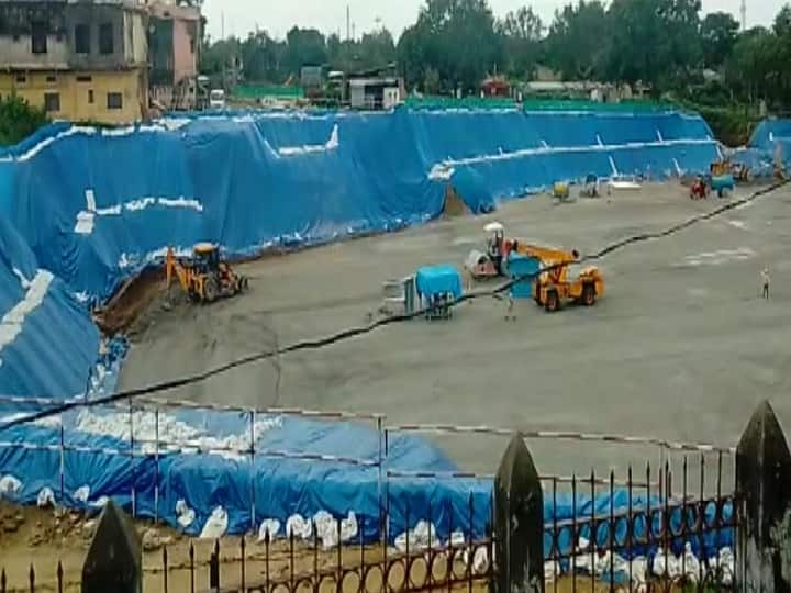 Construction of Ram Temple in Ayodhya uttar pradesh ann  तेजी से चल रहा है राम मंदिर के निर्माण का कार्य, 50 प्रतिशत से ज्यादा पूरा हो चुका है बुनियाद का काम