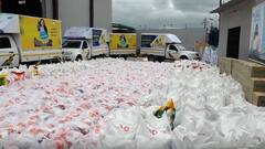 बीडच्या 'कुटे' समूहाकडून कोकण,पश्चिम महाराष्ट्रातील पूरग्रस्तांना किराणा सामानासह अनेक गोष्टींची मदत