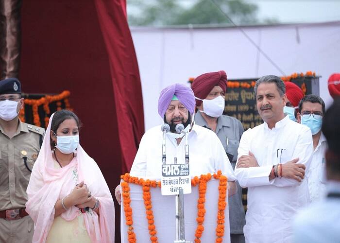 Chief Minister Captain Amarinder Singh inaugurated the bronze statue of Shaheed Udham Singh at Sunam statue of Shaheed Udham Singh: ਮੁੱਖ ਮੰਤਰੀ ਕੈਪਟਨ ਅਮਰਿੰਦਰ ਸਿੰਘ ਨੇ ਸੁਨਾਮ ਵਿੱਚ ਸ਼ਹੀਦ ਊਧਮ ਸਿੰਘ ਦੇ ਕਾਂਸੀ ਦੇ ਬੁੱਤ ਦਾ ਕੀਤਾ ਉਦਘਾਟਨ