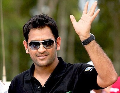 MS Dhoni sports fashionable VHawk hairstyle after limitedovers series  against England see pics  Cricket News