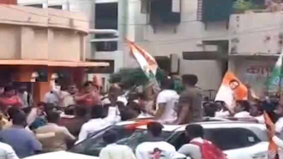 Nagpur : नागपुरात भाजप-काँग्रेस कार्यकर्ते आमनेसामने, वादावादी आणि धक्काबुक्की