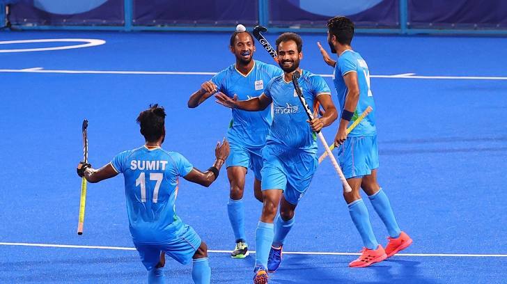 India enter semi final hockey men Ian Samuel India win 3-1 vs Great Britain Tokyo Olympic 2020 Hockey, India Enters Semi-Finals: ਭਾਰਤ ਨੇ ਬ੍ਰਿਟੇਨ ਨੂੰ ਹਰਾ ਕੇ ਰਚਿਆ ਇਤਿਹਾਸ