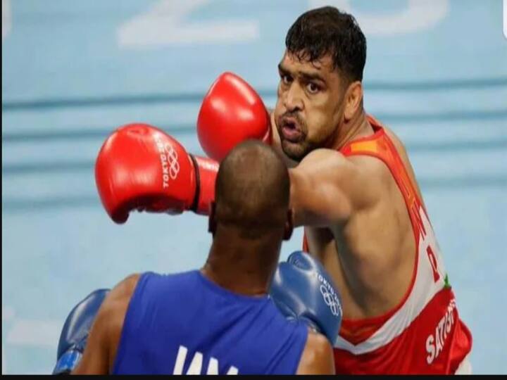 Tokyo Olympics:Men's Super Heavyweight boxing India's Satish Kumar loses to Jalolov in quarterfinals Tokyo Olympics: ஒலிம்பிக் குத்துச்சண்டை  காலிறுதியில் சதீஷ் குமார் போராடி தோல்வி..!