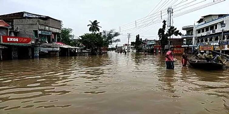 Howrah Flood Like Situation Water Level Increased At Udaynarayanpur Howrah : বন্যা পরিস্থিতির ক্রমেই অবনতি, জলের তলায় উদয়নারায়ণপুরের প্রায় ৮০গ্রাম