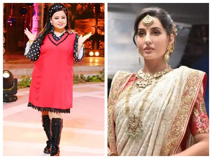 Nora Fatehi  से झड़प के बाद Bharti Singh ने डांसिंग क्वीन को 'घसीटा' जमीन पर, आप भी देखें वायरल Video