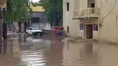 Streets turn into rivers post heavy rainfall in Rajasthan's Sikar