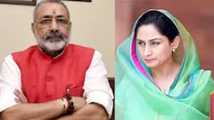 Giriraj Singh Vs Harsimrat Kaur Badal: Verbal spat outside parliament premises CAUGHT ON CAMERA