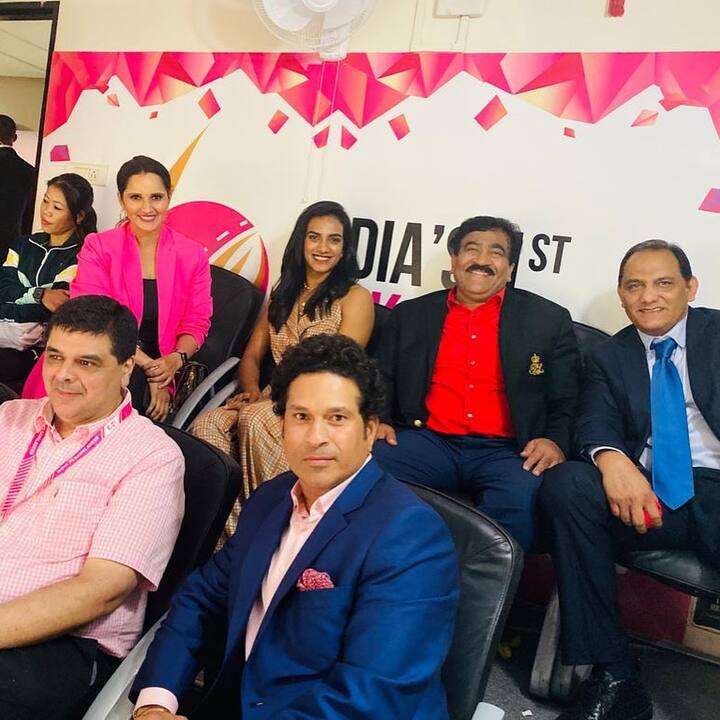 సచిన్, సానియా మీర్జా, అజారుద్దీన్, చాముండేశ్వరీనాథ్లతో