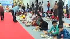 રાજકોટ:મુખ્યમંત્રી વિજય રૂપાણીએ જન્મ દિવસની કરી ઉજવણી, બાળકો સાથે કર્યું ભોજન