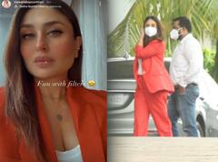 लेडी बॉस अवतार में छा गईं Kareena Kapoor, रेड पेंटसूट पहन स्टनिंग लुक में शूट पर पहुंचीं