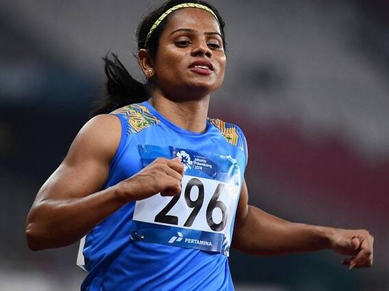 ਦੌੜਾਕ ਦੁੱਤੀ ਚੰਦ ਮਹਿਲਾਵਾਂ ਦੇ 200 ਮੀਟਰ ਕੁਆਟਰ ਫਾਈਨਲ 'ਚੋਂ ਹਾਰੀ