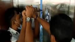 વડોદરા: પ્રમુખ સ્વામિ ટાઉન હોલમાં લીફ્ટમાં ફસાયા લોકો, જહેમત બાદ લોકોને કાઢ્યા બહાર