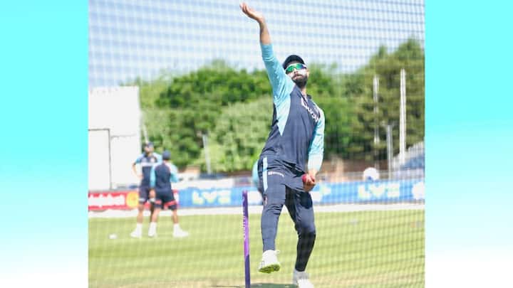 নেটে বল করতে দেখা গেল দলের অভিজ্ঞ অলরাউন্ডার রবীন্দ্র জাদেজাকে।