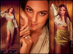 Bhuj: The Pride of India: फिल्म के प्रमोशन पर Glam लुक में दिखीं सोनाक्षी सिन्हा, देखें तस्वीरें