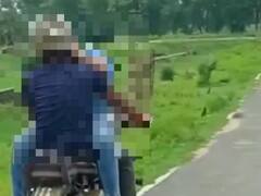 अजब-गजब: चलती बुलेट पर इश्क फरमा रहा था प्रेमी युगल, ग्रामीणों ने पकड़ा तो कहा- सॉरी, अब नहीं करेंगे