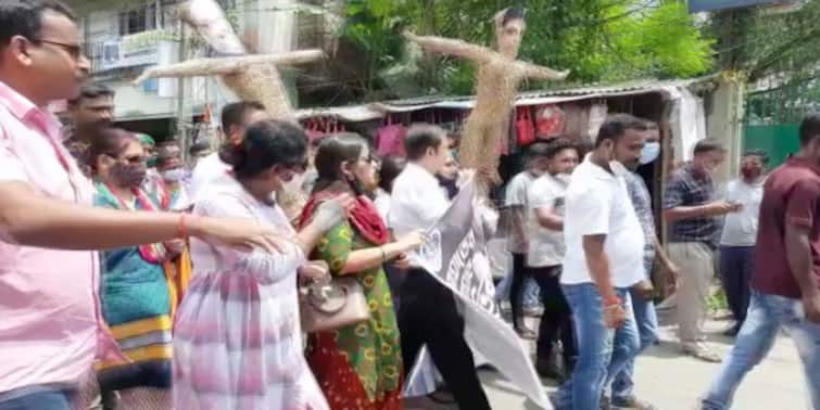 Jalpaiguri Abhishek Banerjee convoy attack protest TMC Yuva members agitation vandalize BJP party office Jalpaiguri: অভিষেকের কনভয়ে হামলার প্রতিবাদে জলপাইগুড়িতে বিক্ষোভ, বিজেপি দফতরে 'ভাঙচুর' যুব তৃণমূলের