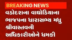 વડોદરાઃ ભાજપના MLA મધુ શ્રીવાસ્તવે આપી અધિકારીઓને ધમકી, જુઓ વીડિયો
