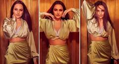 Bhuj: The Pride of India: ફિલ્મના પ્રમૉશનમાં Glam લૂકમાં દેખાઇ સોનાક્ષી સિન્હા, જુઓ તસવીરો.....