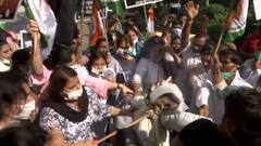 Congress workers protest against killing of 9-year-old girl | Delhi Cantonment