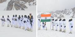 Swarnim Vijay Victory Flame: পৃথিবীর উচ্চতম যুদ্ধক্ষেত্র সিয়াচেনে পৌঁছল স্বর্ণিম বিজয় মশাল