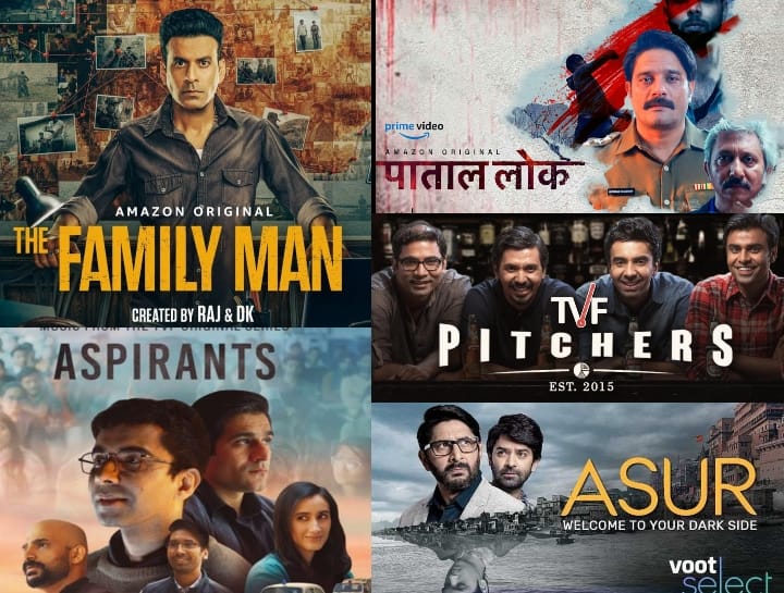 हिन्दी सिनेमा में डिजिटल प्लेटफॉर्म ने पिछले कुछ सालों में बड़ी तेजी से देश में पैर पसारे हैं. कोरोना काल में तो जैसे इसके पंख ही लग गए हैं. बड़े पर्दे पर कोई फिल्म रिलीज नहीं हो पा रही ऐसे में लोग ओटीटी प्लेटफॉर्म को खूब पसंद कर रहे हैं. इसका कंटेट भी लोगों को काफी पसंद आ रहा है, अमेजन प्राइम वीडियो से लेकर, नेटफ्लिक्स, हॉटस्टार. जी 5 ऐसे कई प्लेटफॉर्म हैं जिनकी सीरीज फैंस पसंद आ रहीं है. आईए आपको दिखाते हैं देश की टॉप 10 वेबसीरीज. रेटिंग एजेंसी IMDB के मुताबिक इस लिस्ट में द फैमिली मैन, स्कैम 1992 जैसी सीरीज हैं.