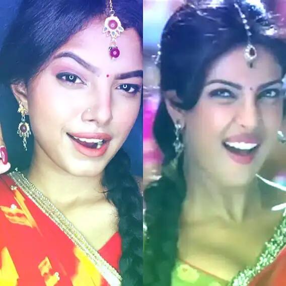 প্রিয়ঙ্কা চোপড়ার সঙ্গে একই ফ্রেমে কে? ঠিক যেন পিগি চপসের দ্বিতীয় সংস্করণ। এই মহিলার নাম আমাইরা ডোঙ্গরে। ভাইরাল হয়েছেন সোশ্যাল মিডিয়ায়। আমাইরা প্রায়ই প্রিয়ঙ্কার বিভিন্ন লুক রিক্রিয়েট করে থাকেন।