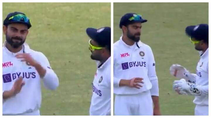 IND V ENG: Virat's Priceless Reaction To Rishabh Pant Convincing Him To Take The Review - Watch Video IND V ENG: Virat's Priceless Reaction To Rishabh Pant Convincing Him To Take The Review - Watch Video