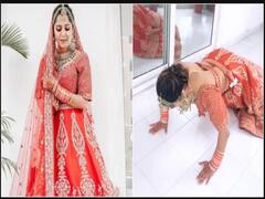ஏக் தோ தீன் சார்.. : லெஹெங்காவில் புஷ்-அப் செய்யும் பெண்.. இண்டெர்நெட்டை விளாசும் வைரல் வீடியோ..!