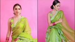 Kiara Advani:সবুজ শাড়িতে নজরকাড়া কিয়ারা, প্রশংসায় জাহ্নবীও