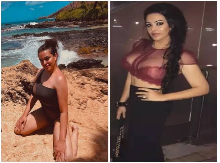Sanjay Dutt daughter Trishala Dutt shares her vacation photos, see viral photos Beach पर स्विमसूट में नज़र आईं संजय दत्त की बेटी त्रिशाला दत्त, इस खूबसूरत तस्वीर की वजह से हो रही है चर्चा