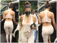 In Pics: वर्कआउट के बाद कुछ इस अंदाज में निकलीं मलाइका अरोड़ा, जब पीछे पलटीं तो...